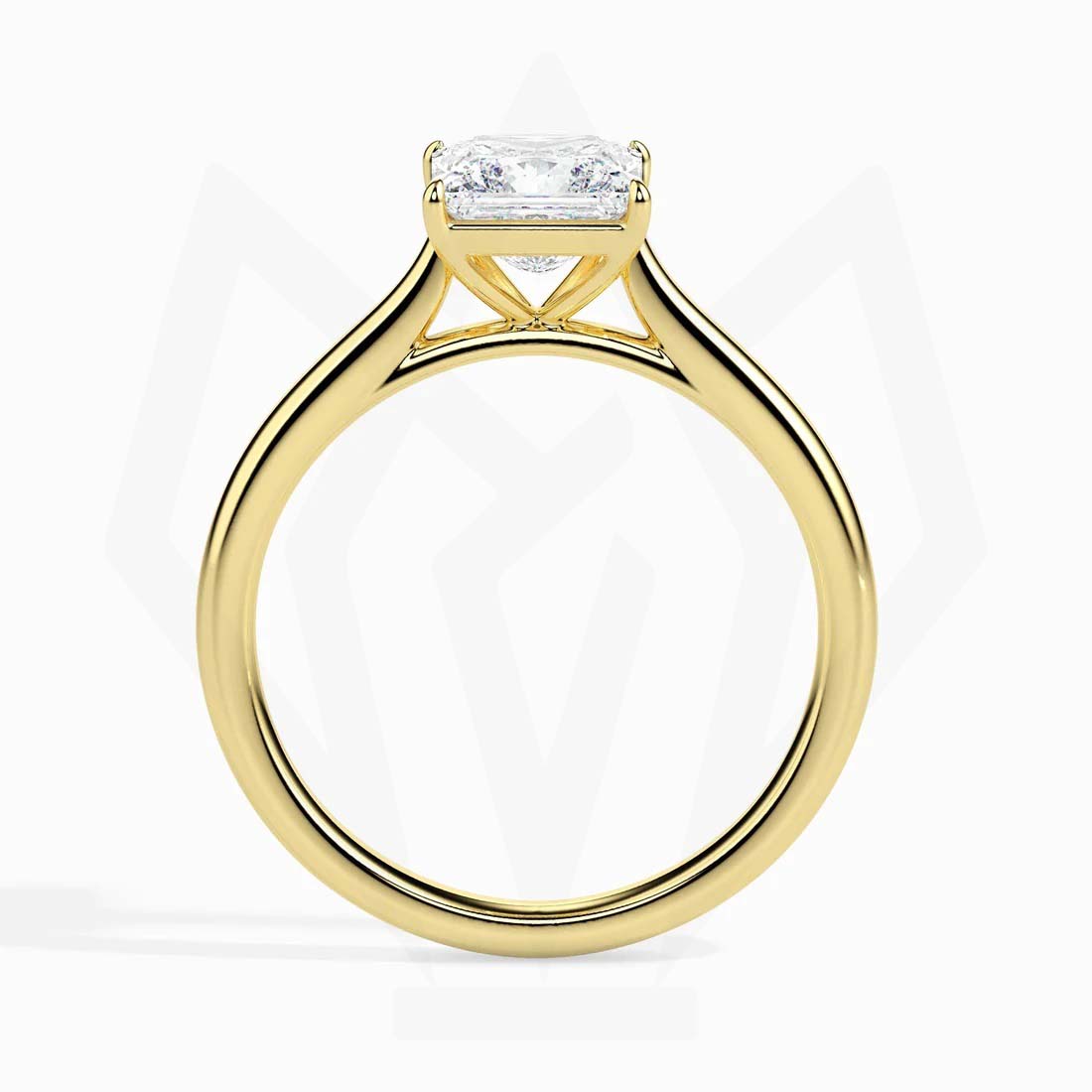 Princess Cut Solitaire Diamond Ring