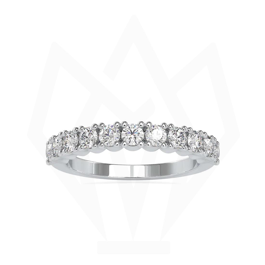 Half Eternity Diamond Band