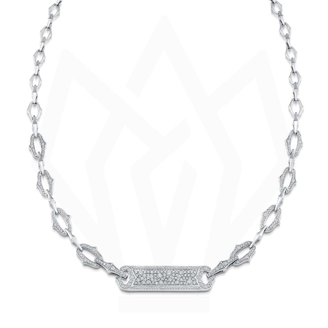 Diamond Plate Classic Necklace