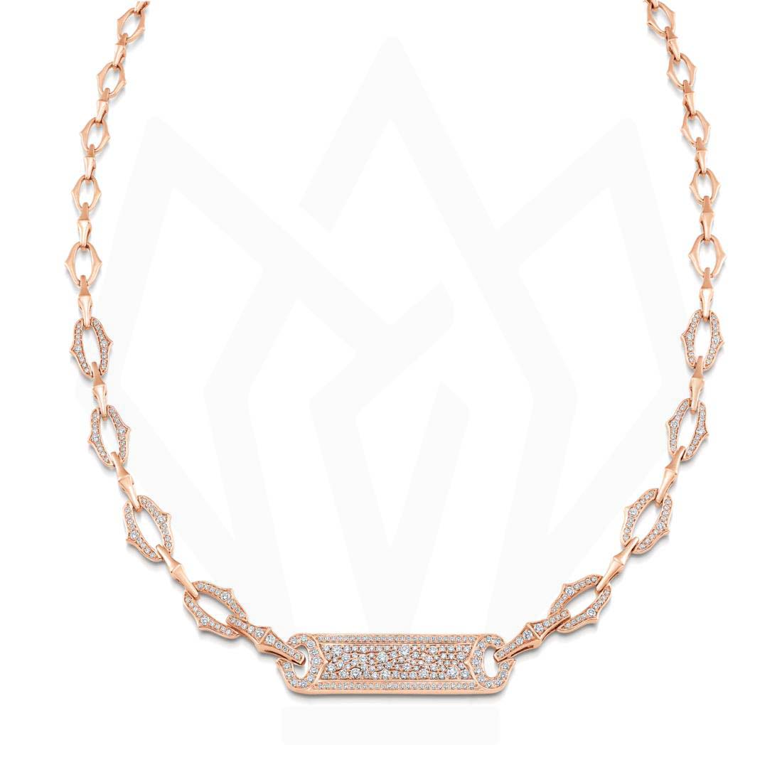 Diamond Plate Classic Necklace